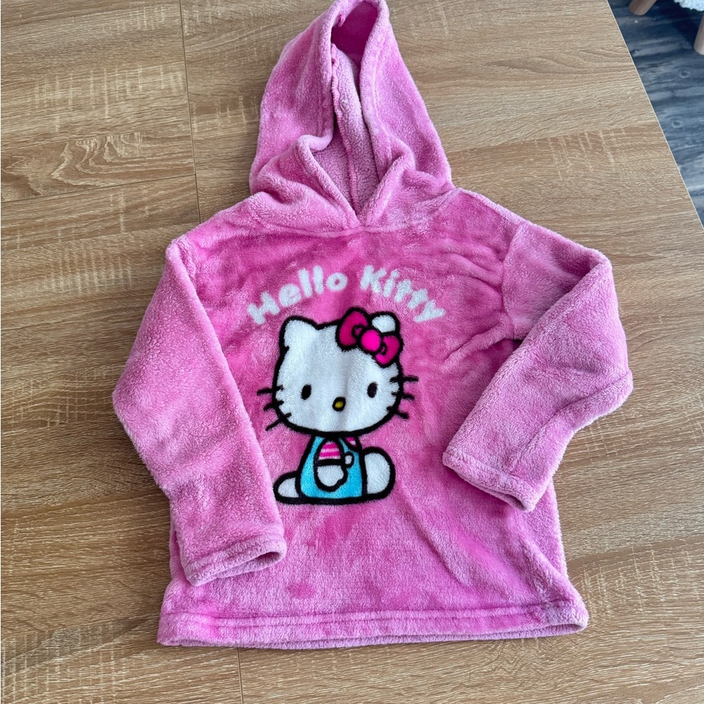 Hello Kitty Plush Pink Hoodie for Kids